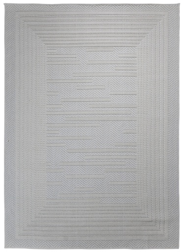 [12669] GINA R2002 CREMA BLANCO 240*330 TAPETE PARA EXTERIOR - LN