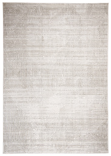 [12456] LAILA T5160 GRIS BEIGE 60*90 TAPETE - LN