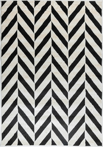 [11604] OPTIKA T9053 CREMA NEGRO 400*300 TAPETE - LN25