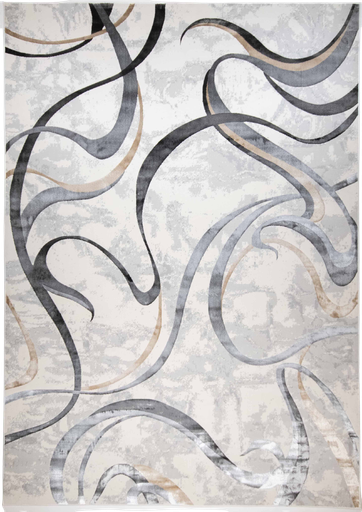 [11198] FATIMA T2322 GRIS CREMA 240*340 TAPETE - LN25