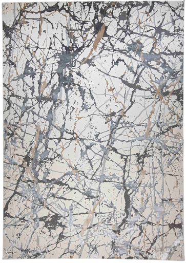 [11205] FATIMA T2323 GRIS CREMA 60x90cm TAPETE - LN25