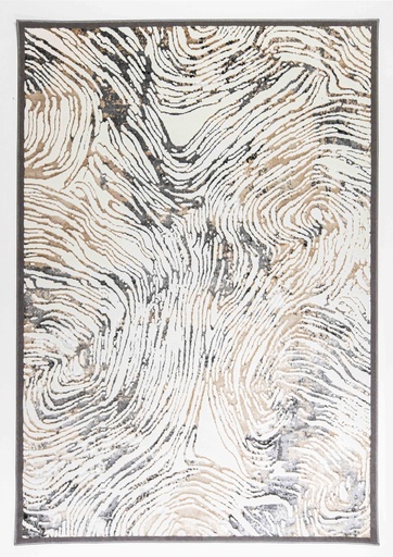 [11427] FATIMA T2337 GRIS CREMA 60x90cm TAPETE - LN