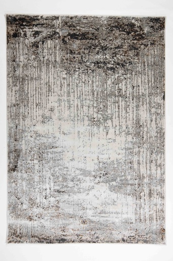 [11466] HADIM T2363 GRIS GRIS ORO 60x90cm TAPETE - LN25