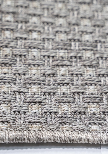 [12990] ISIS E1002 CAFÉ/ BEIGE 240 DIA TAPETE PARA EXTERIOR - LN