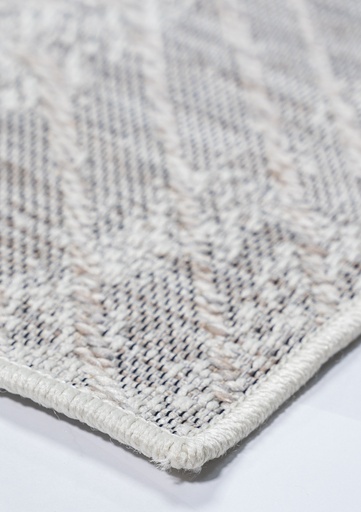 [13048] NUBIA E1007 BEIGE/ CAFÉ 80*240 TAPETE PARA EXTERIOR - LN25  - consultar disponibilidad quedan pocos