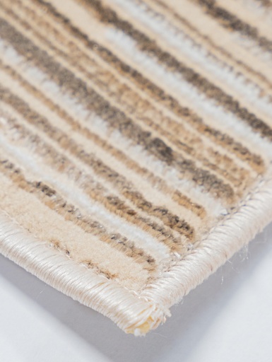 [12551] RIENZ U7028 BEIGE PLATA 60x90cm TAPETE - LN