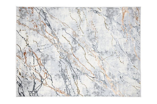 [10172] SALIM T4046 GRIS ORO 60x90cm TAPETE - LN