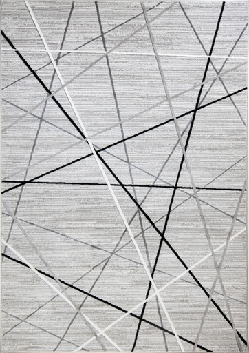 [12344] SESIA R1002 GRIS GRIS NEGRO 200x290cm TAPETE - LN25