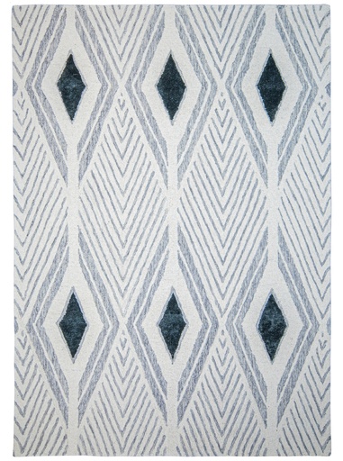 [11802] VANI D2036 GRIS CREMA NEGRO 240x330cm TAPETE - LN