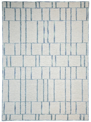 [11805] VANI D2037 CREMA VERDE 160*230 TAPETE - LN