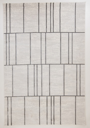 [12296] VELEKA U6039 CREMA ORO GRIS 200*290 TAPETE - LN