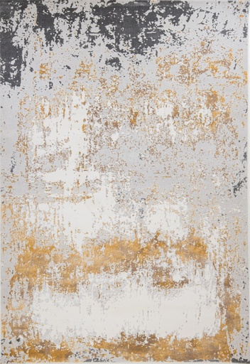 [12305] VELEKA U6041 CREMA ORO GRIS 160x230cm TAPETE - LN