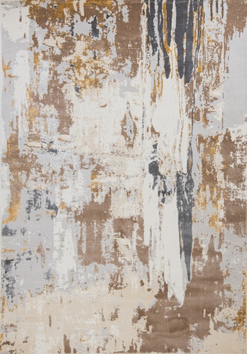 [12314] VELEKA U6042 CREMA ORO GRIS 60x90cm TAPETE - LN