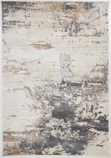 [12329] VELEKA U6045 CREMA ORO GRIS 160x230cm TAPETE - LN
