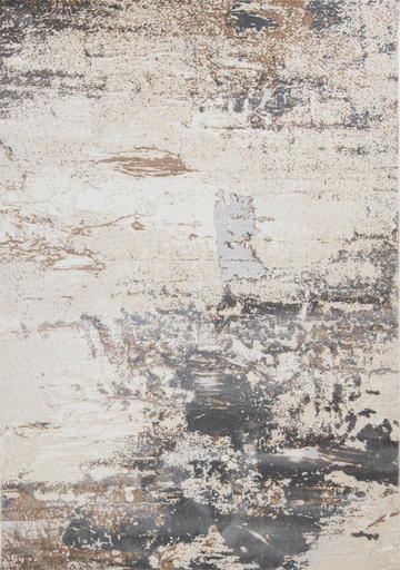 [12333] VELEKA U6045 CREMA ORO GRIS 60*90 TAPETE - LN