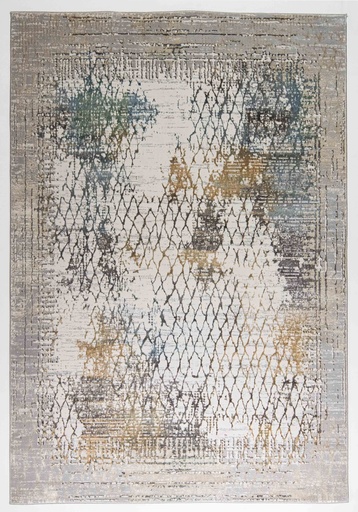 [9258] ZARIA T2198 GRIS CREMA 60x90cm TAPETE - LN