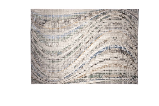 [9476] ZARIA T2233 GRIS CREMA 60x90cm TAPETE - LN