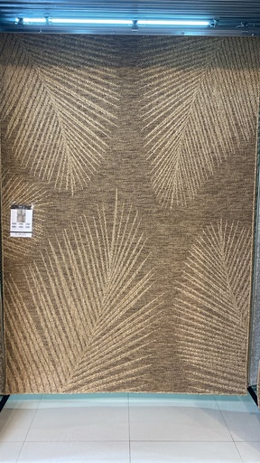 [13570] BIGA R3002 BEIGE CAFÉ 240*330 TAPETE PARA EXTERIOR - LN25