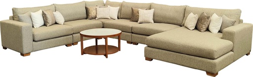 MADISON SALA EN HERRADURA TELA DE EXTERIOR - EC25 *disponible en tienda