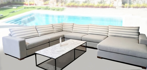 MADISON SALA EN HERRADURA TELA DE EXTERIOR - EC25